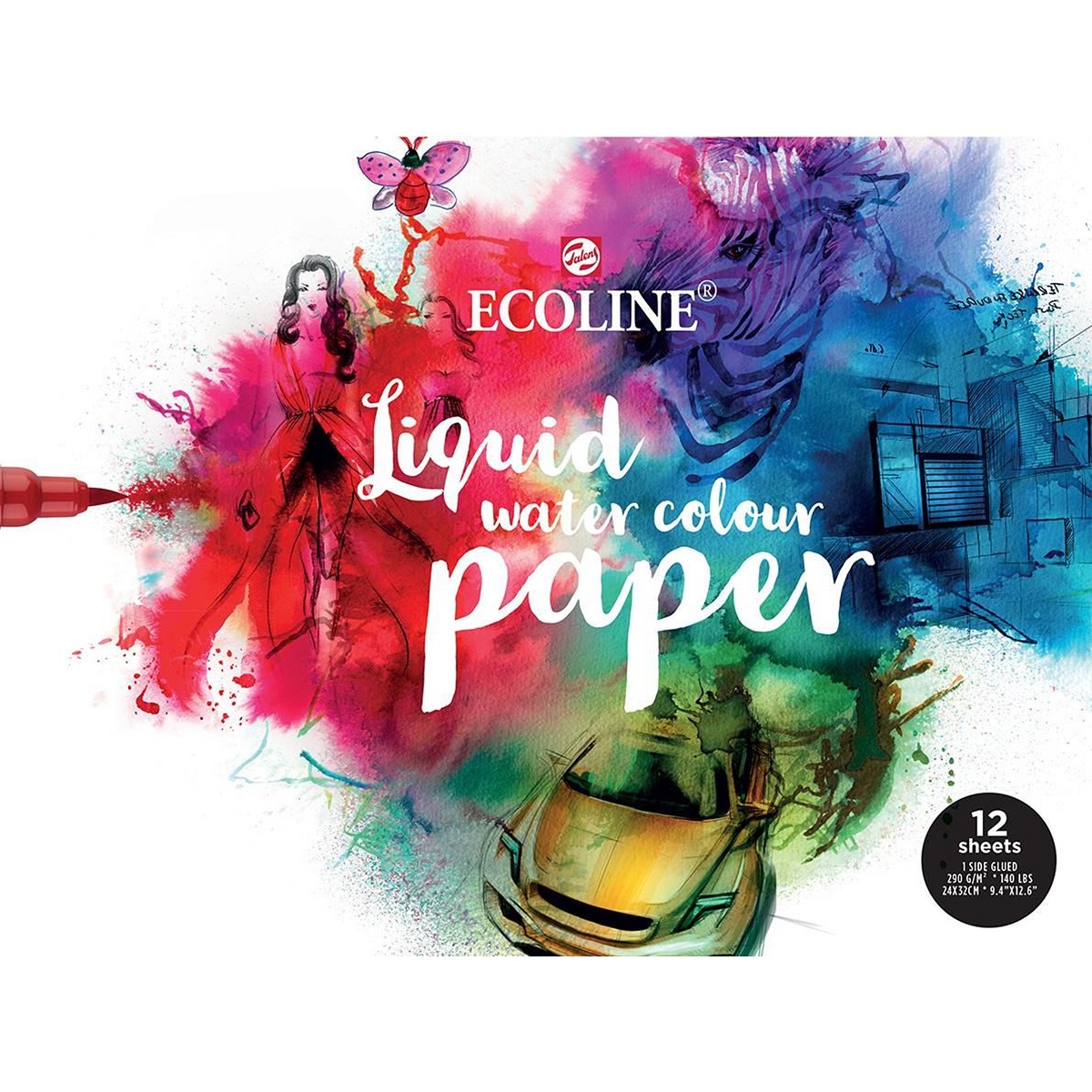 Ecoline Liquid Water Colour paper