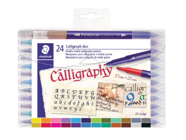 Staedtler kalligrafiepen duo - 2 mm en 3.5 mm Staedtler kalligrafiepen duo - 2 mm en 3.5 mm